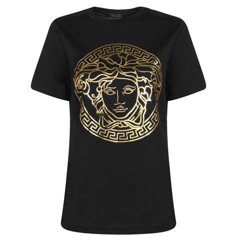 versace womans medusa shirt size|Versace Medusa print t shirt.